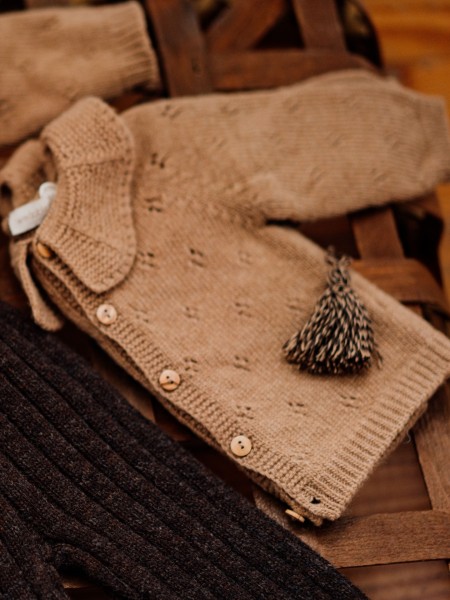 Knitted wool cardigan Knitted wool cardigan