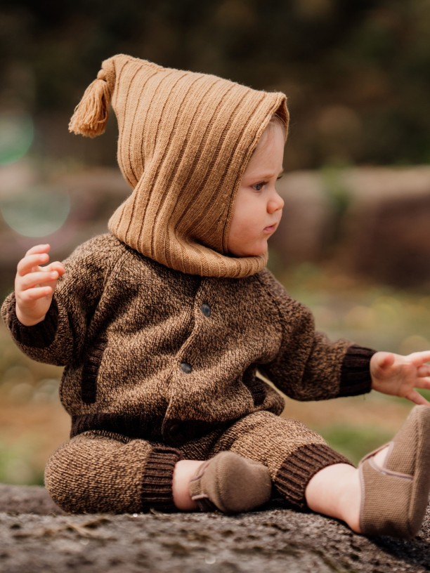 Knitted wool trousers Knitted wool trousers