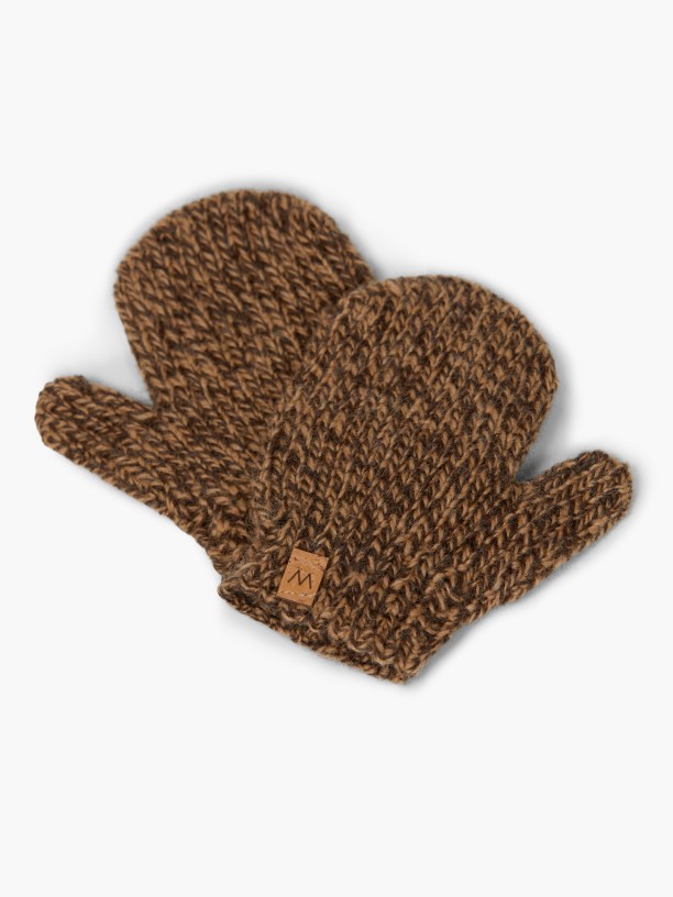 Knitted wool mittens Knitted wool mittens