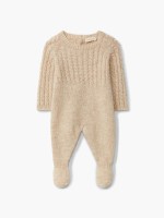 Knitted wool babygrow Knitted wool babygrow