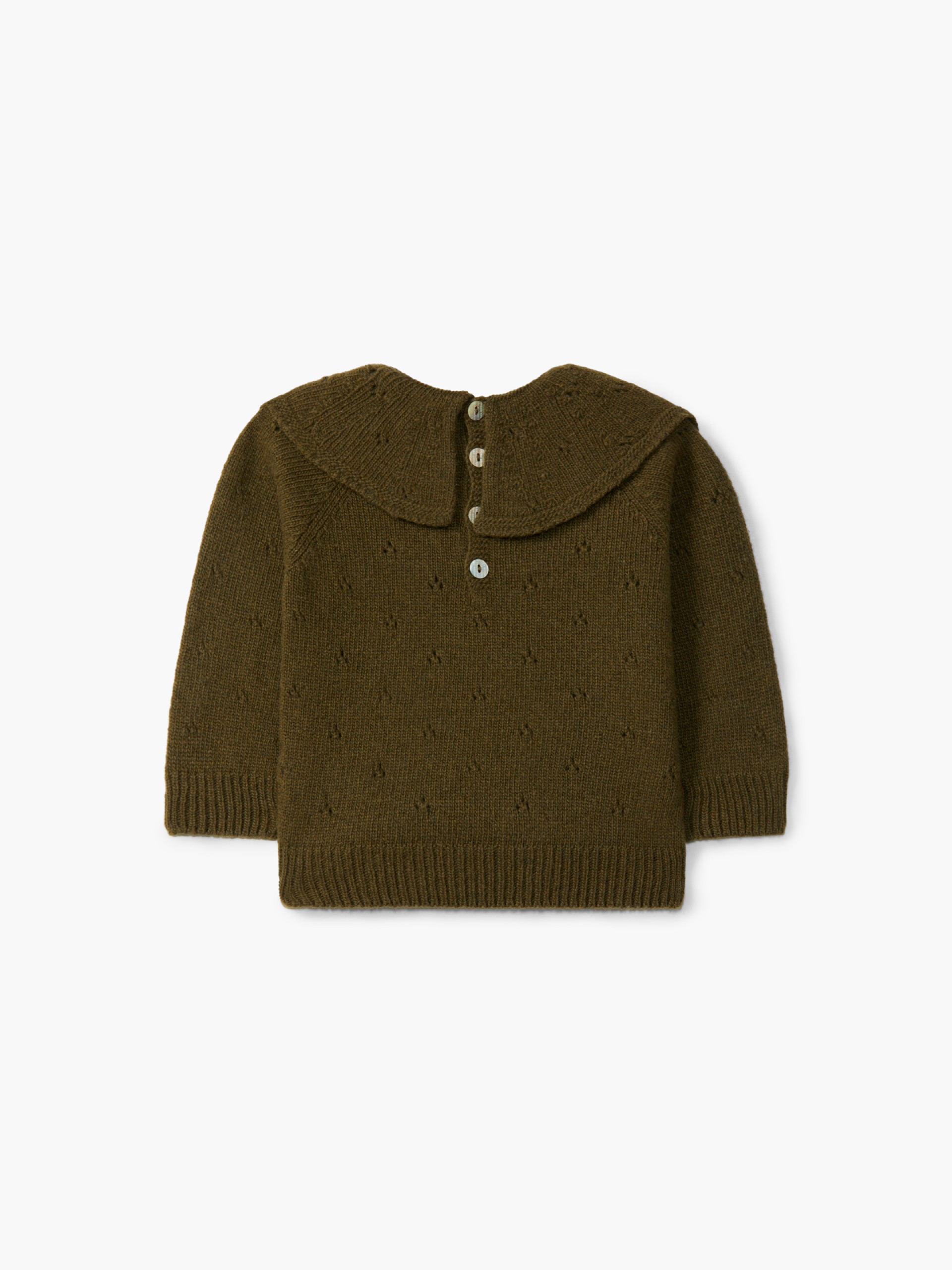 Knitted wool sweater