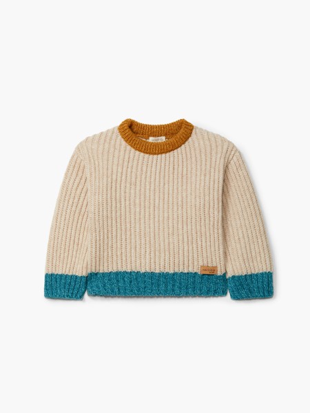 Knitted wool sweater
