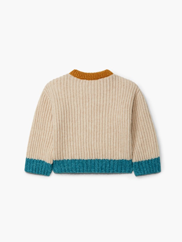 Knitted wool sweater