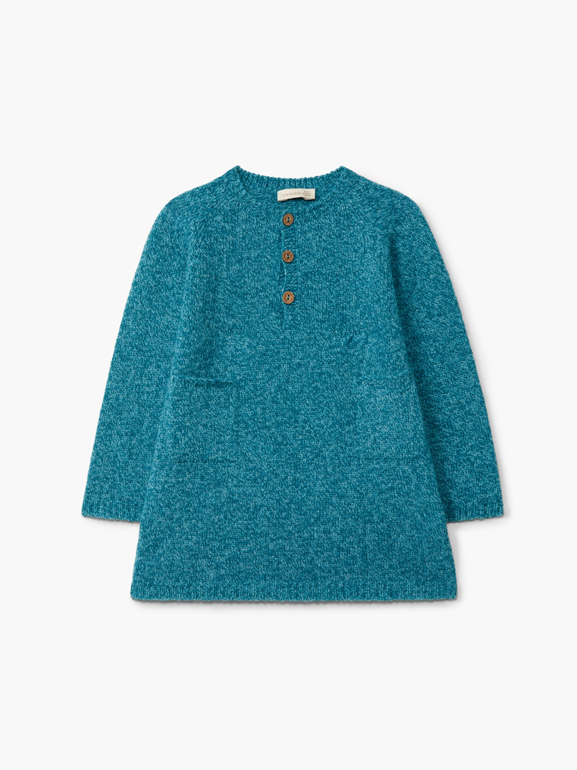 Knitted wool dress