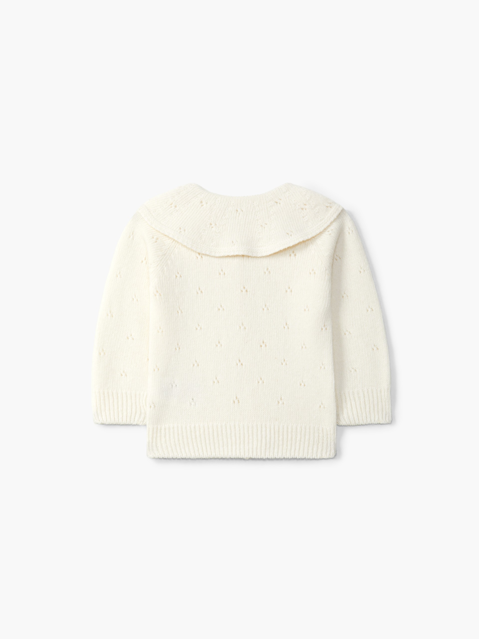 Knitted wool cardigan
