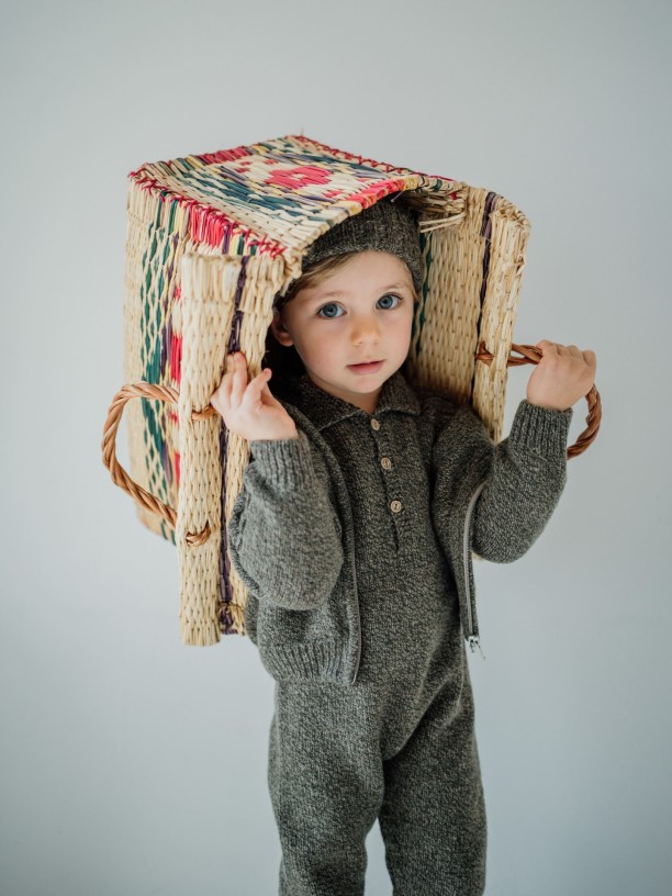 Hooded wool cardigan Hooded wool cardigan