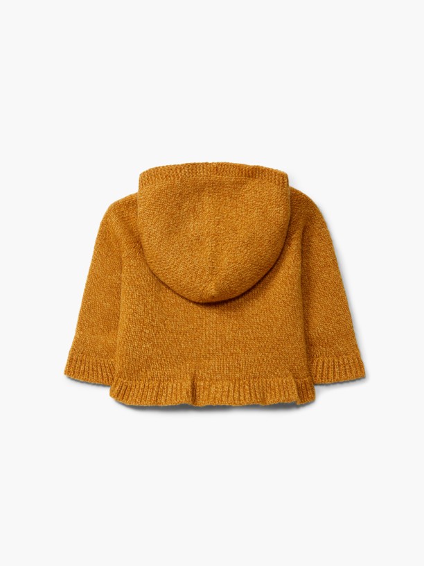 Hooded wool cardigan Hooded wool cardigan