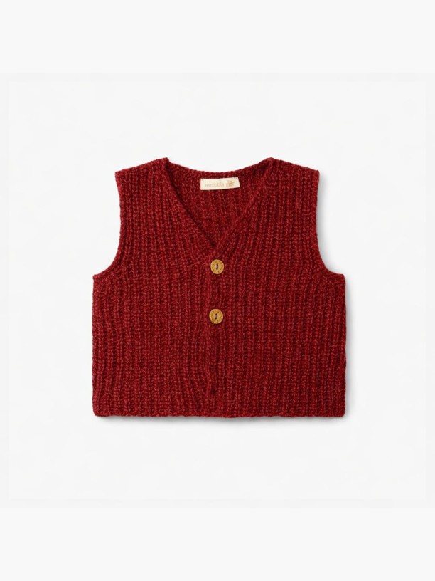 Knitted wool vest Knitted wool vest