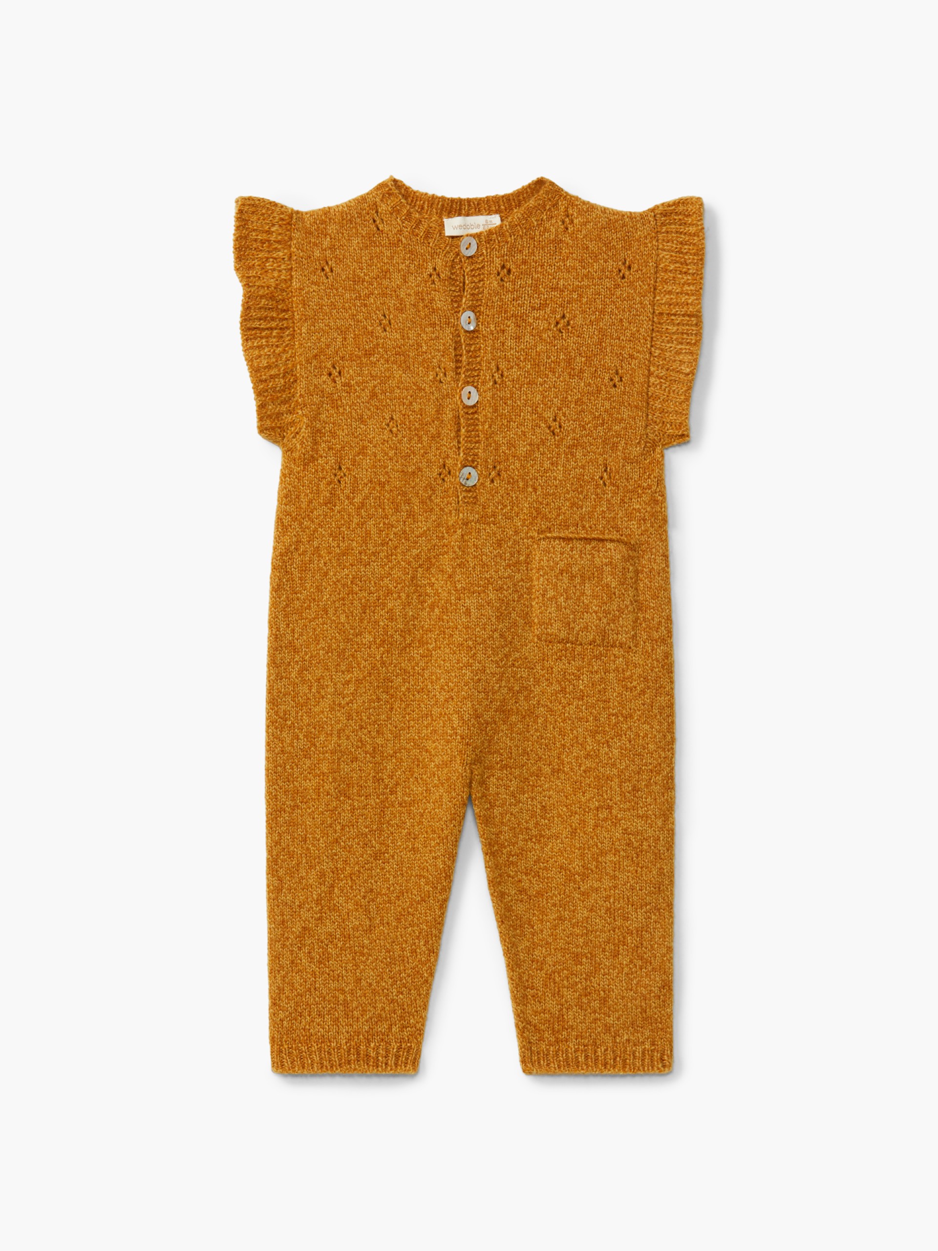 Knitted wool jumpsuit