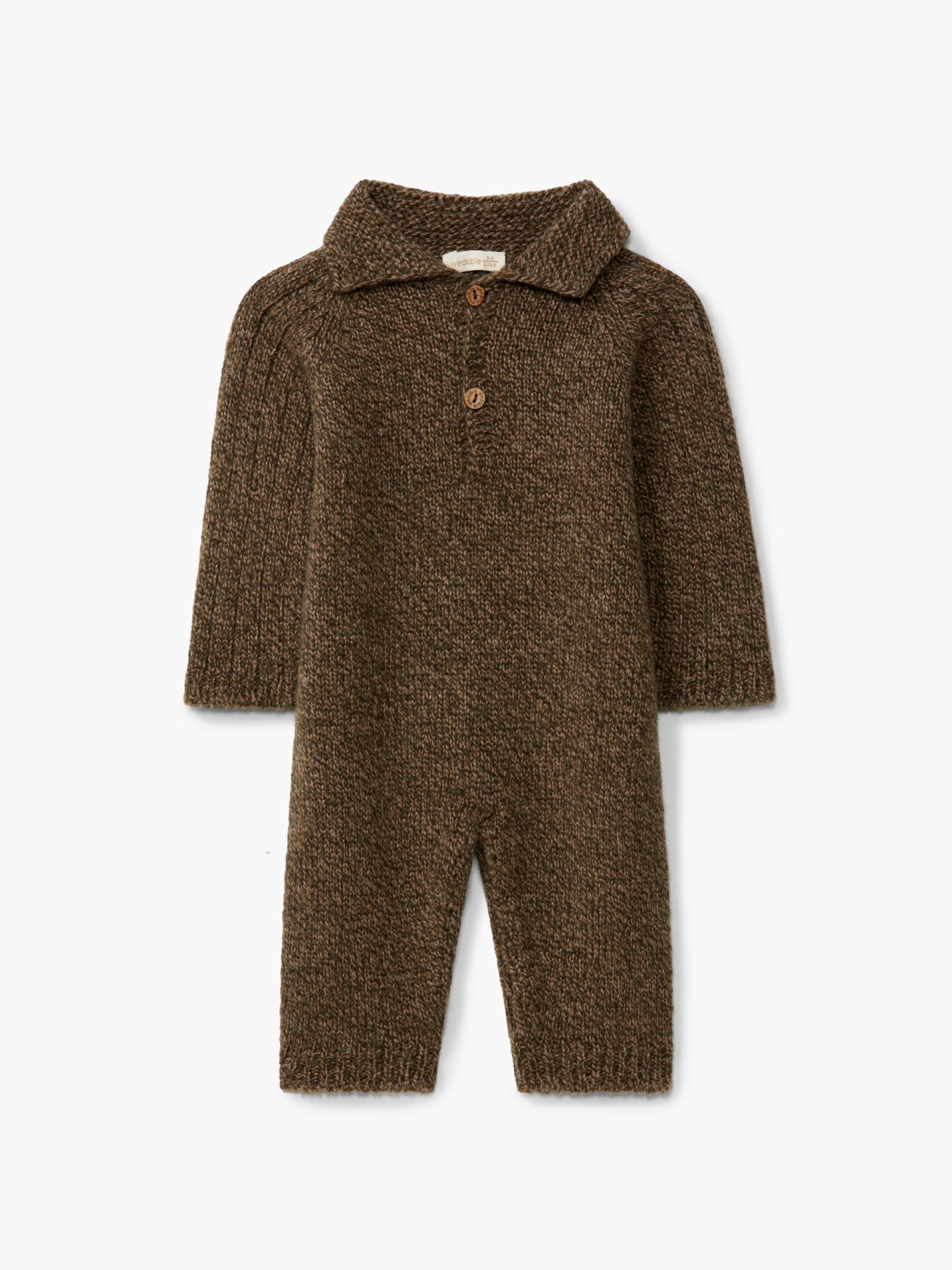 Knitted wool jumpsuit