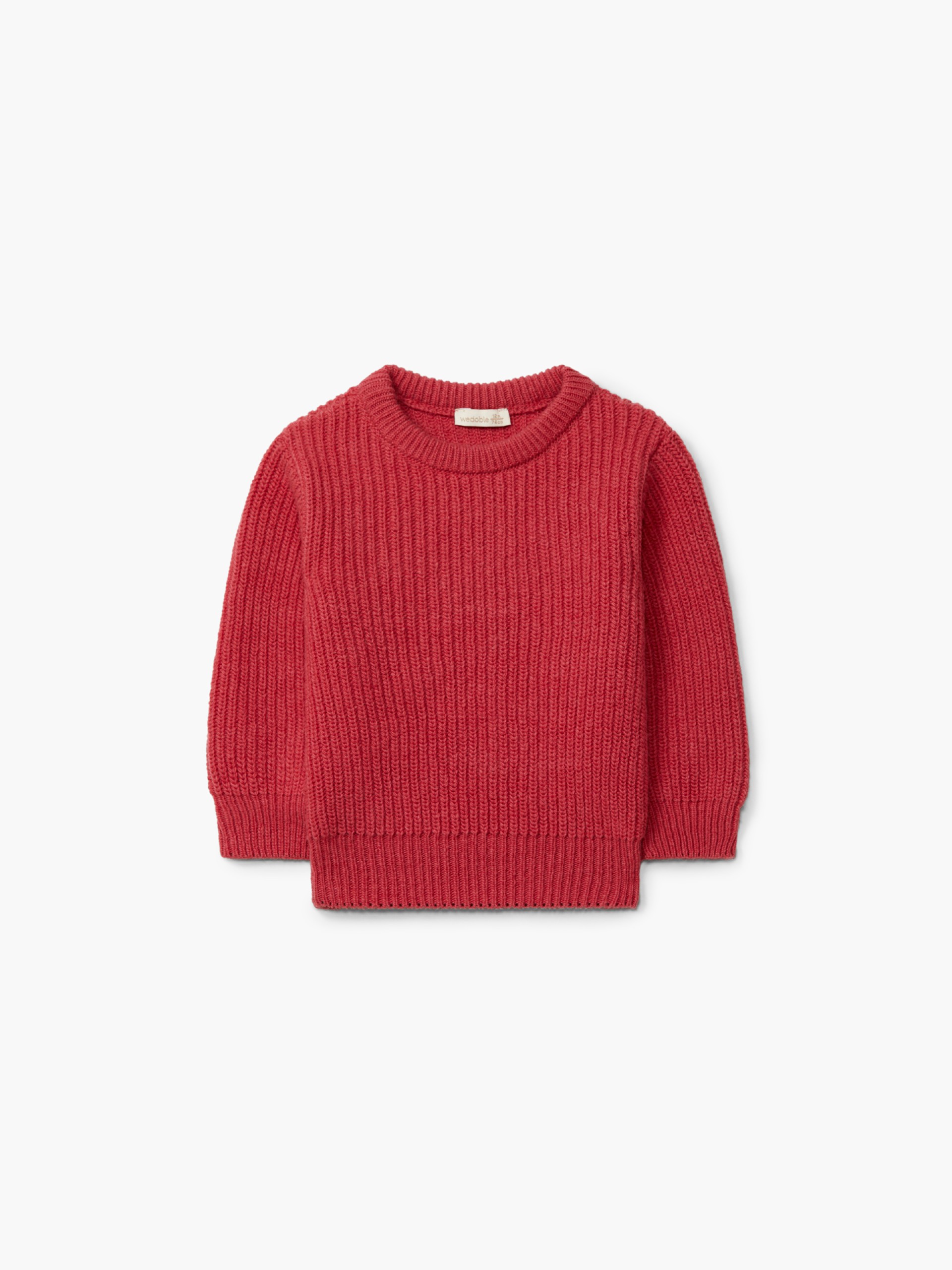 Knitted wool sweater