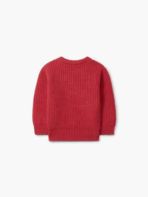 Knitted wool sweater