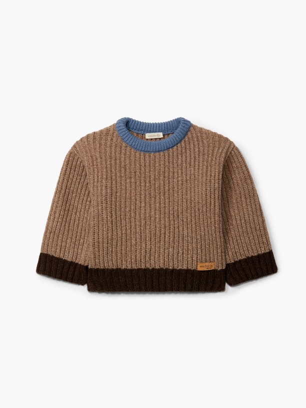 Knitted wool sweater