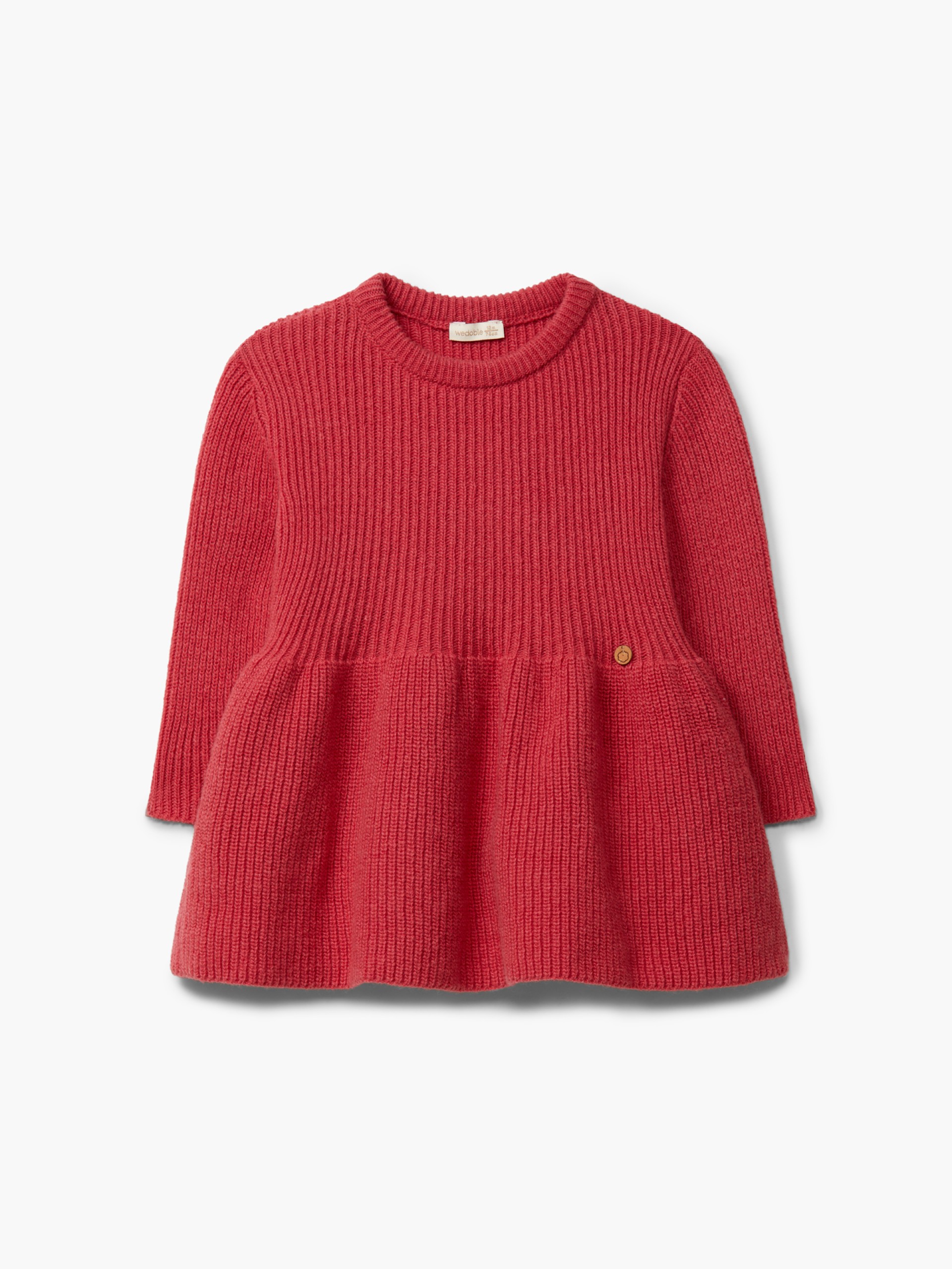 Knitted wool dress