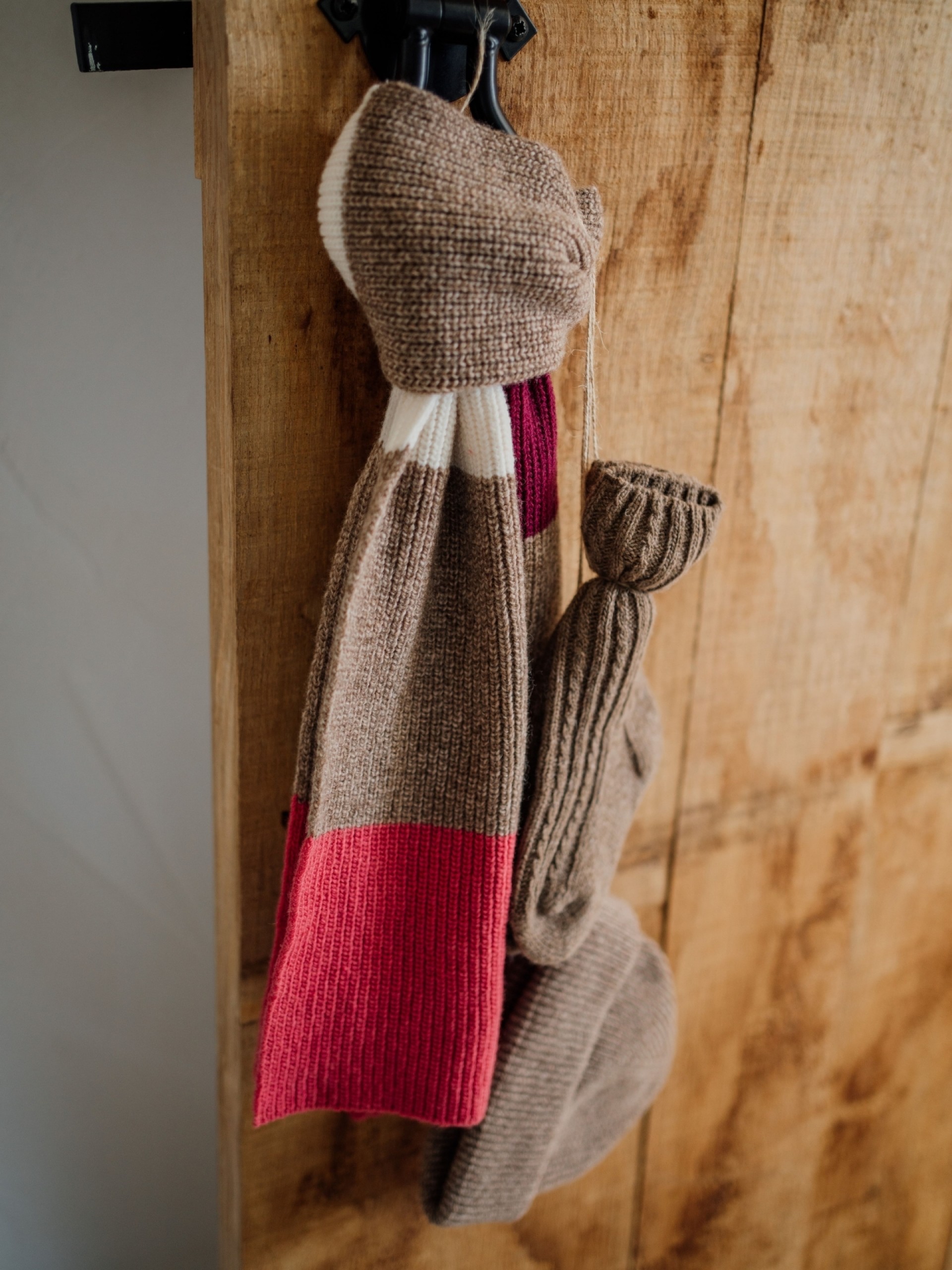 Knitted wool beanie