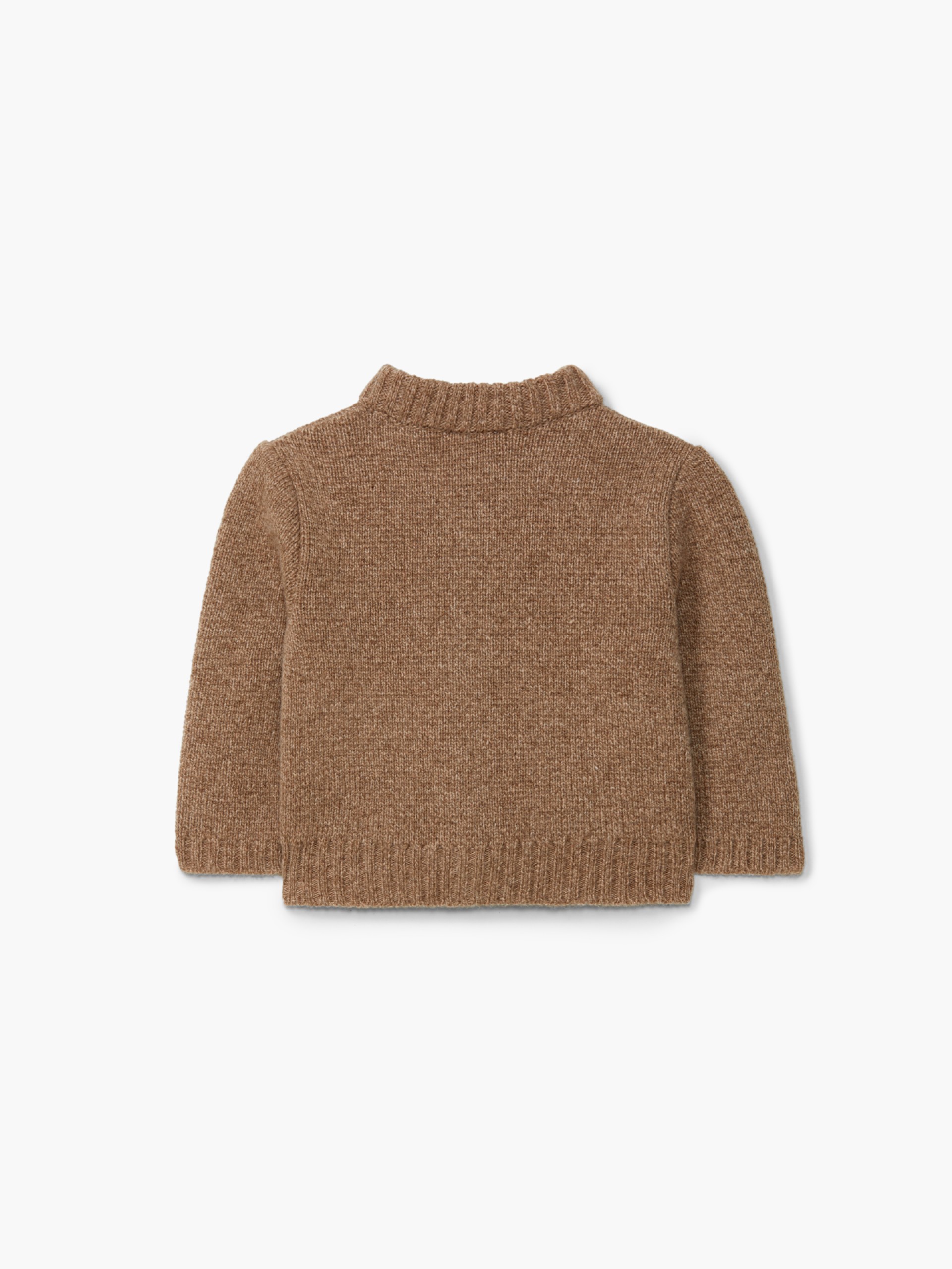 Knitted wool cardigan