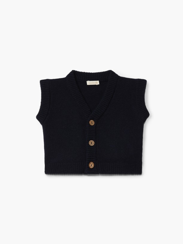 Knitted wool vest Knitted wool vest
