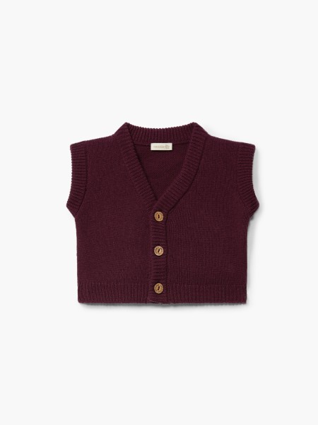 Knitted wool vest Knitted wool vest