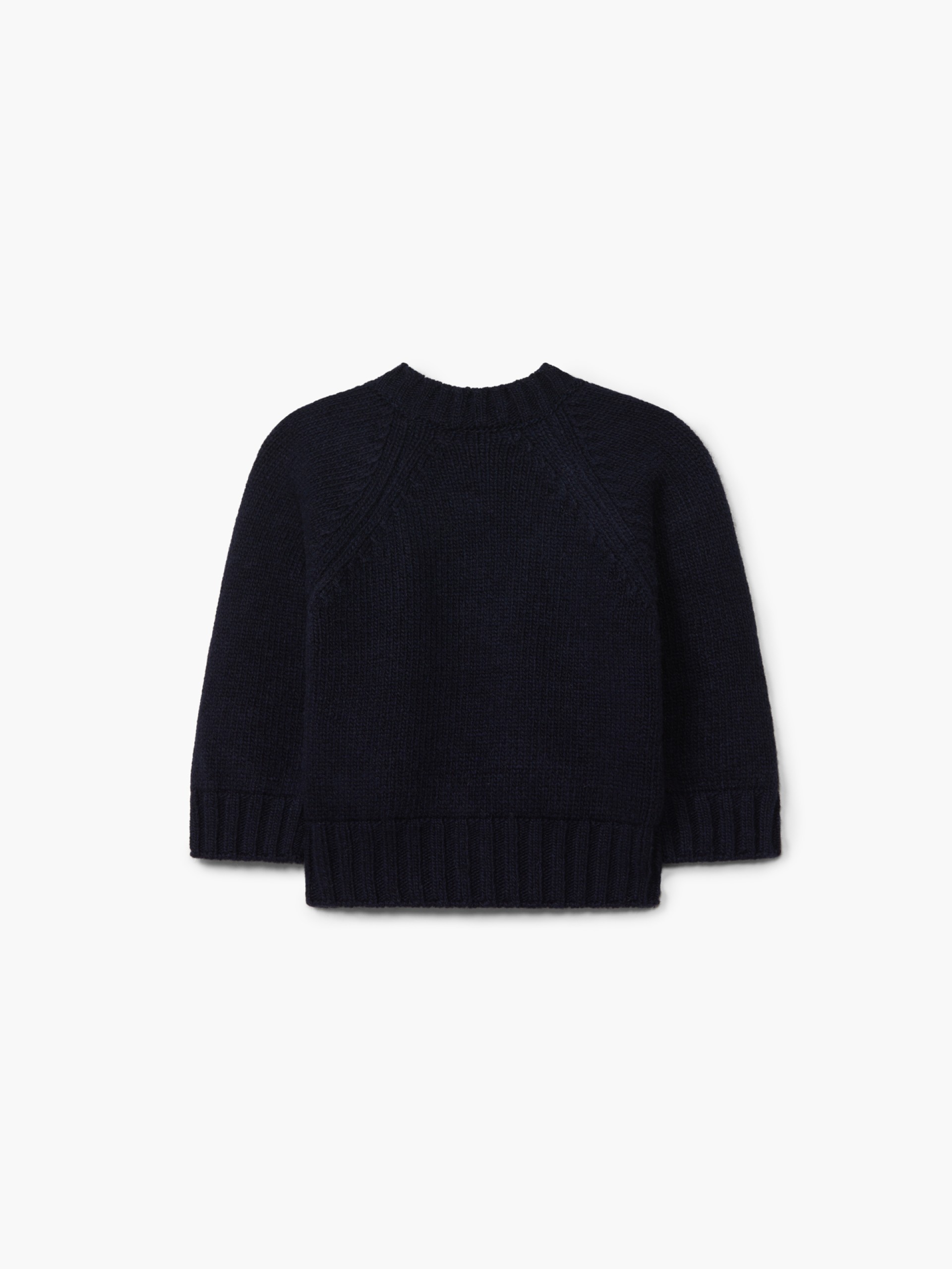 V-neck wool cardigan