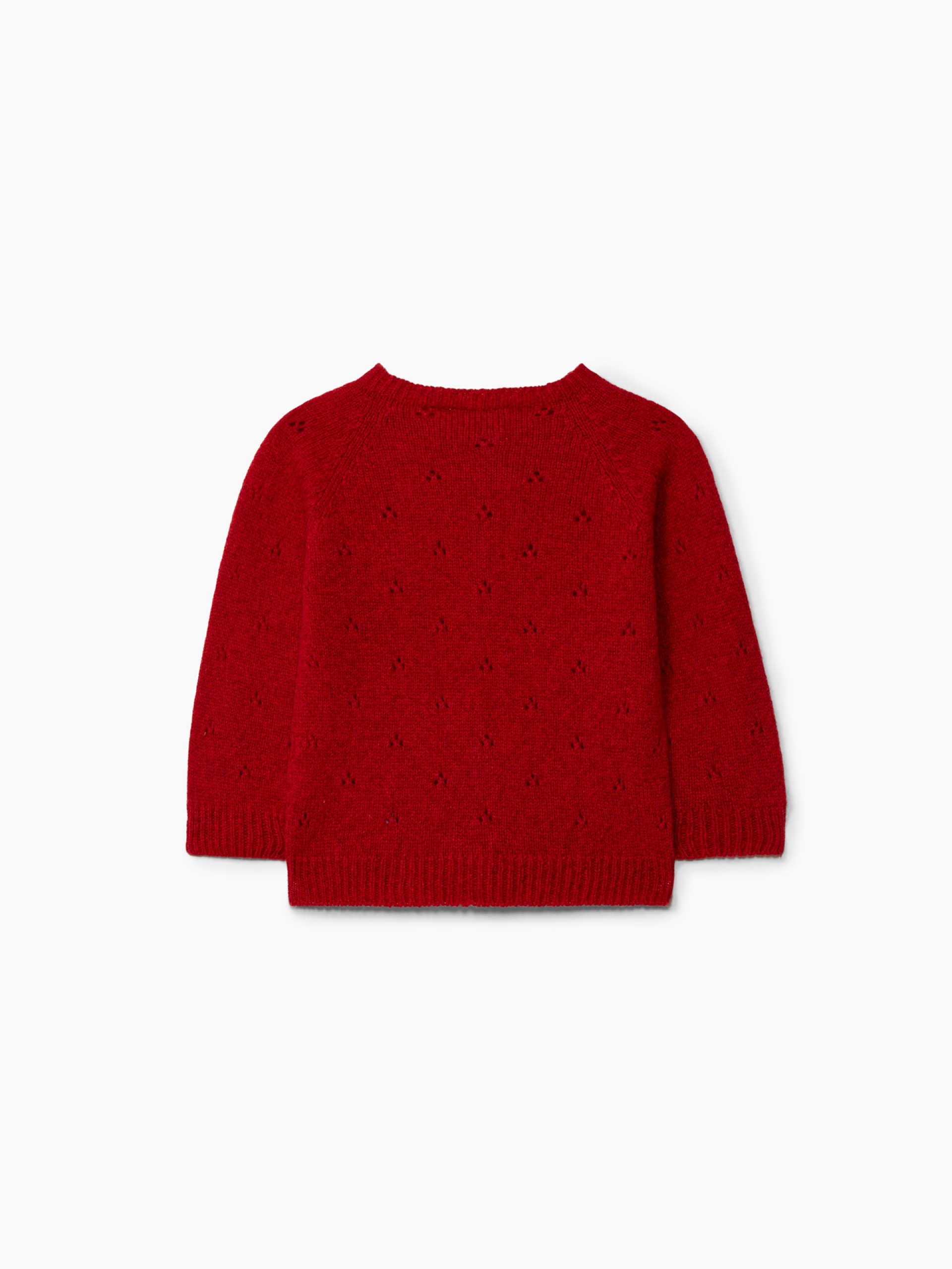 Knitted wool cardigan