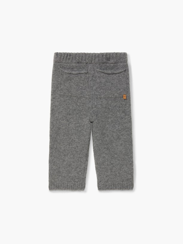 Knitted wool trousers Knitted wool trousers