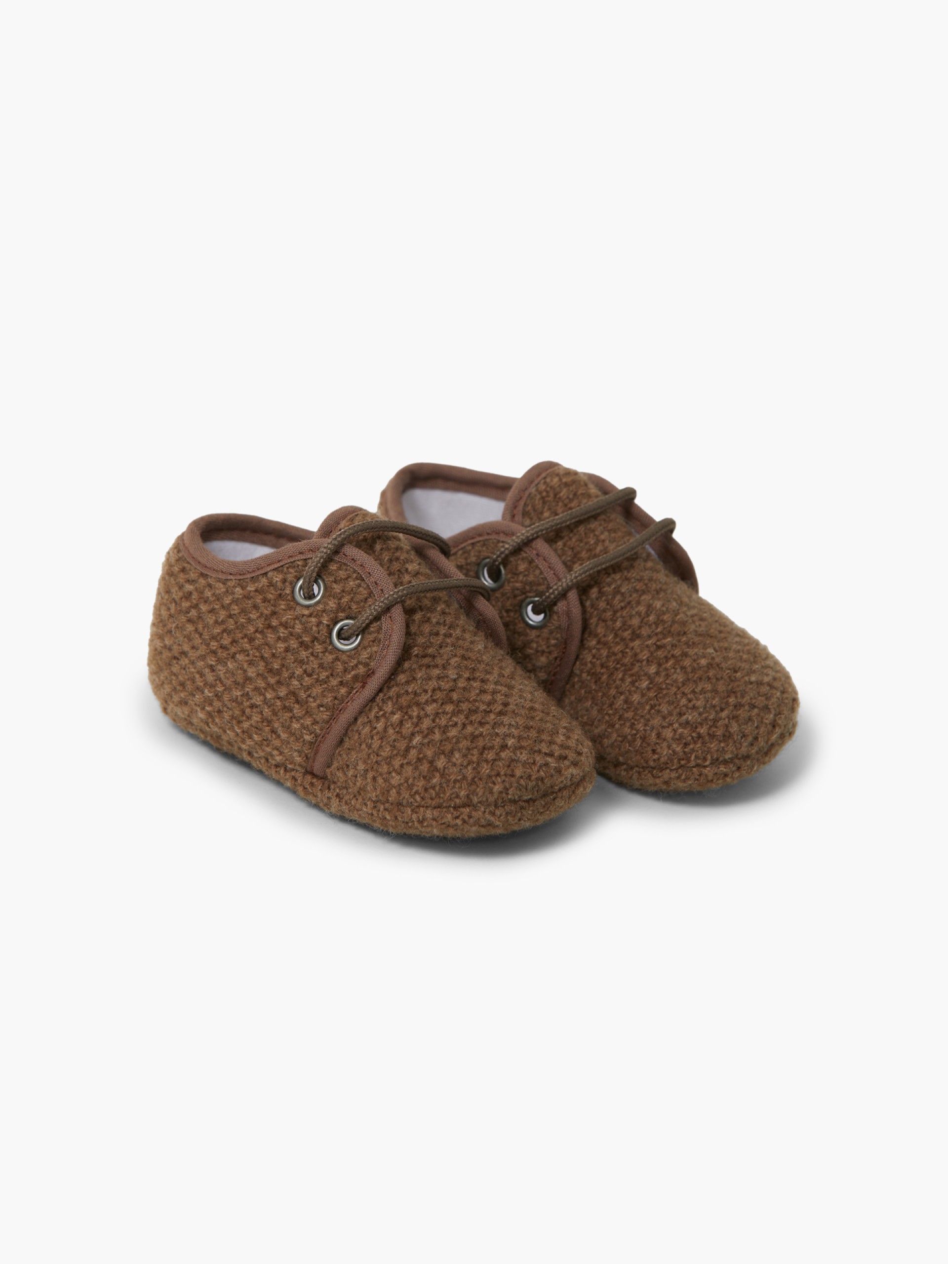 Lace up baby shoes