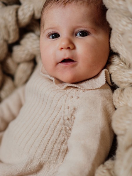 Knitted wool sweater