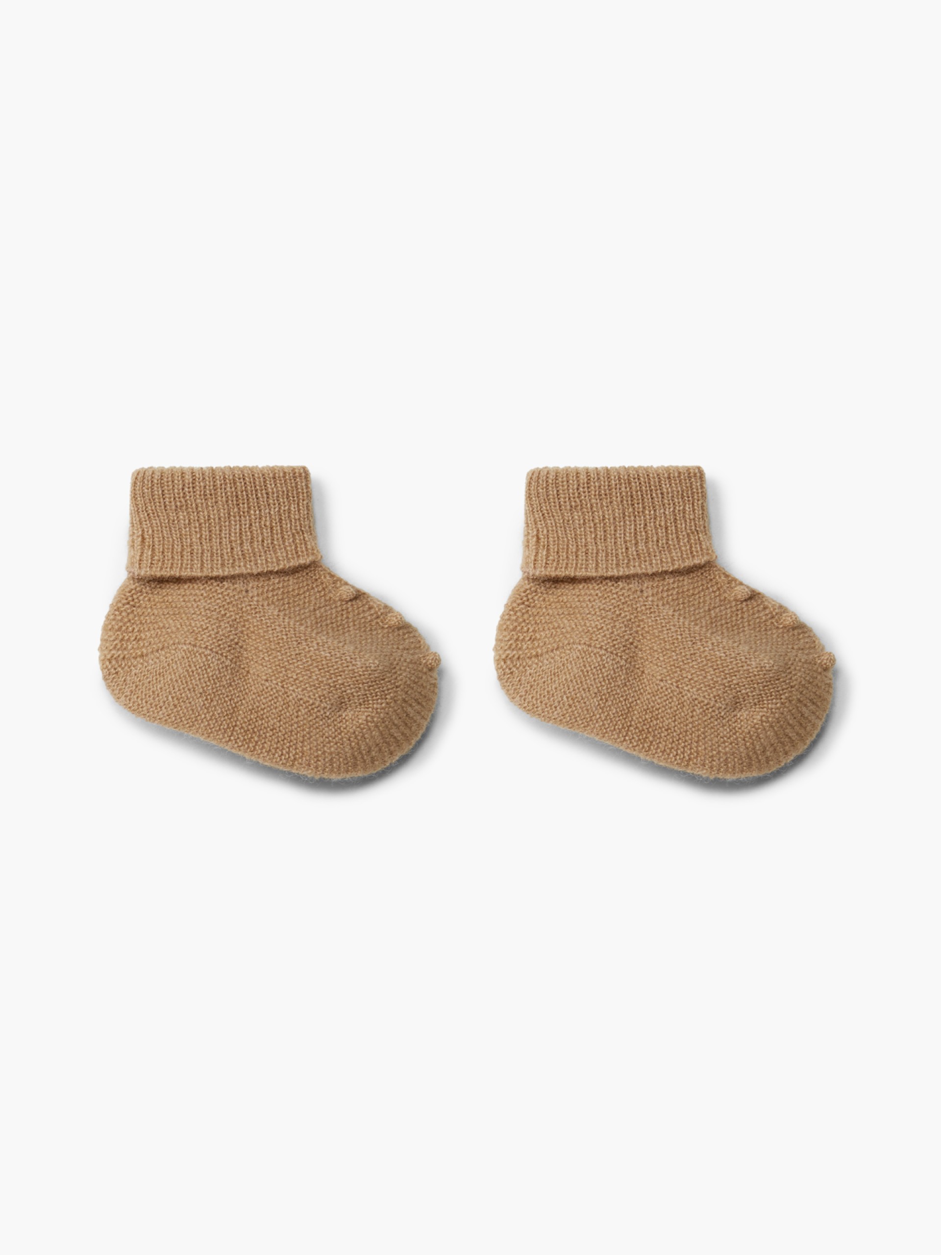 Knitted booties