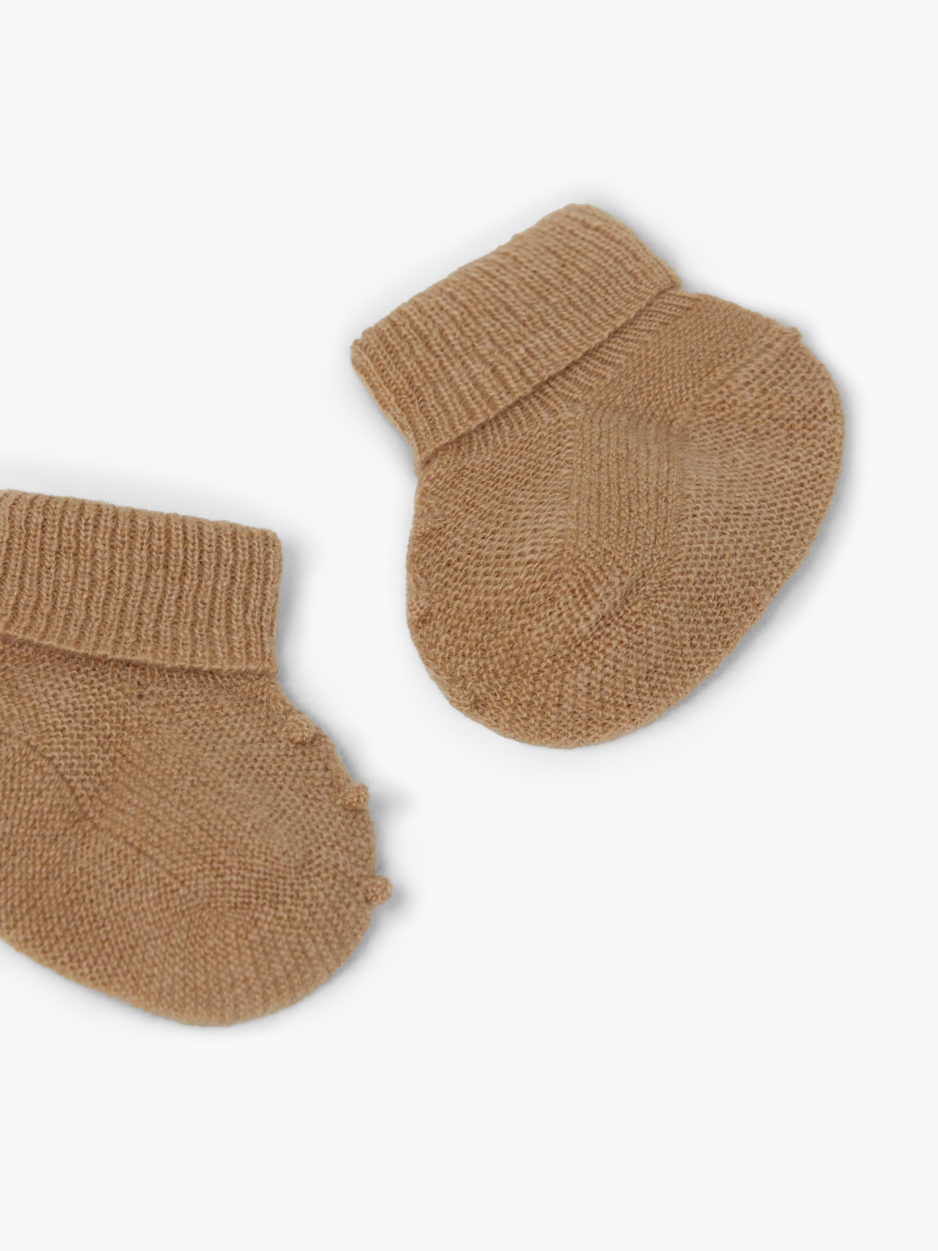 Knitted booties