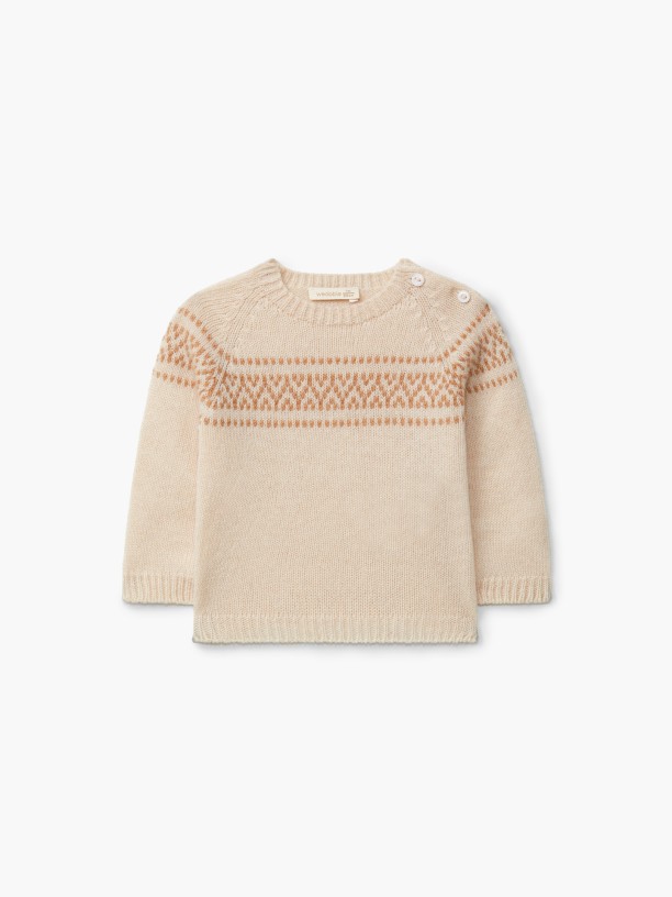 Knitted jacquard sweater Knitted jacquard sweater