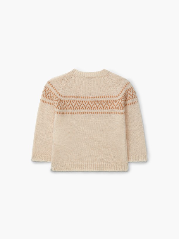 Knitted jacquard sweater Knitted jacquard sweater