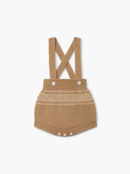 Knitted jacquard shortie