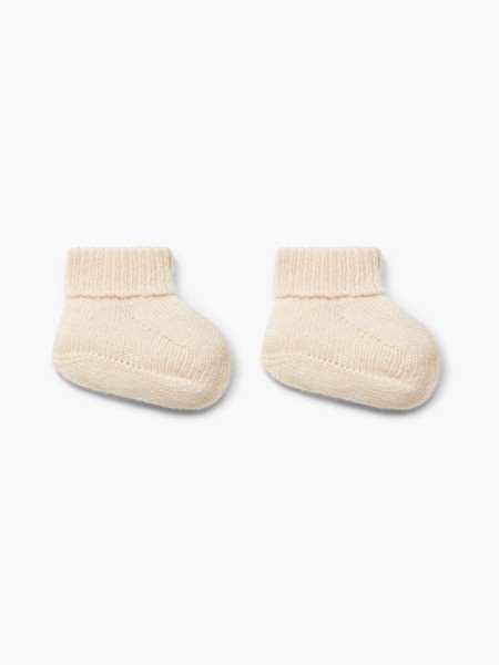 Knitted booties