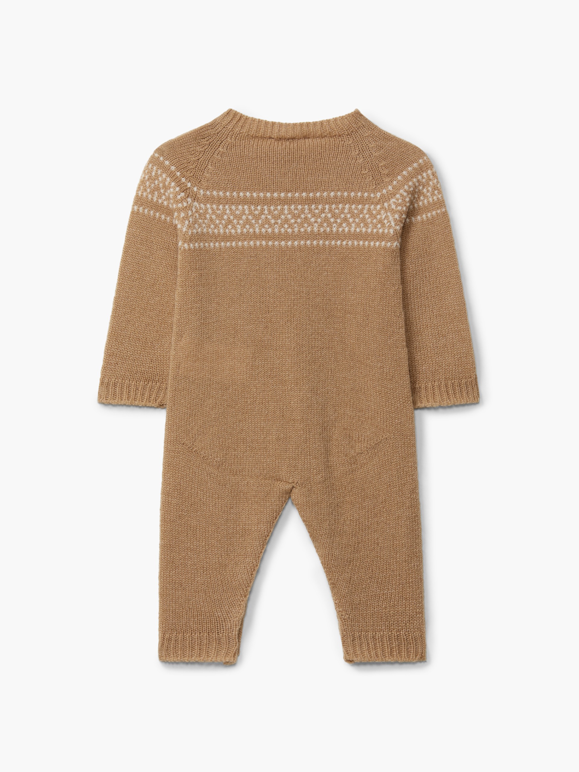 Knitted jacquard babygrow