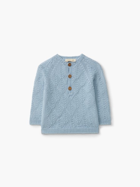 Knitted wool sweater