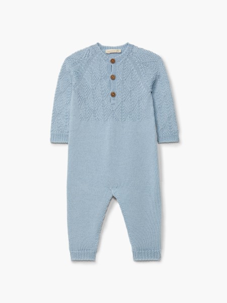 Knitted wool jumpsuit