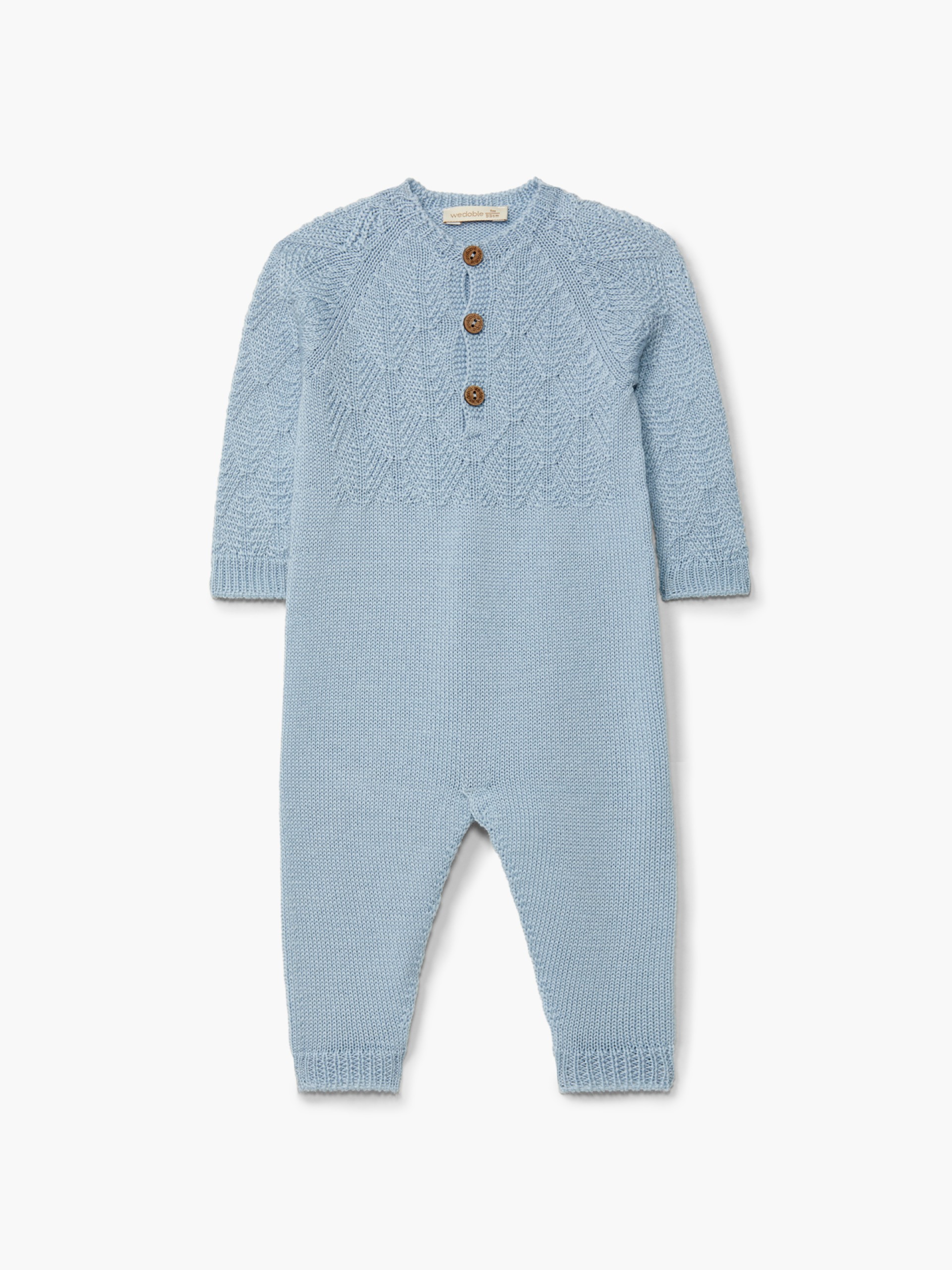 Knitted wool jumpsuit