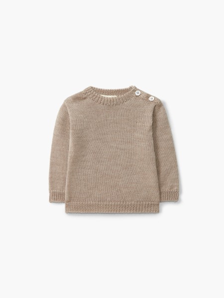 Knitted wool sweater