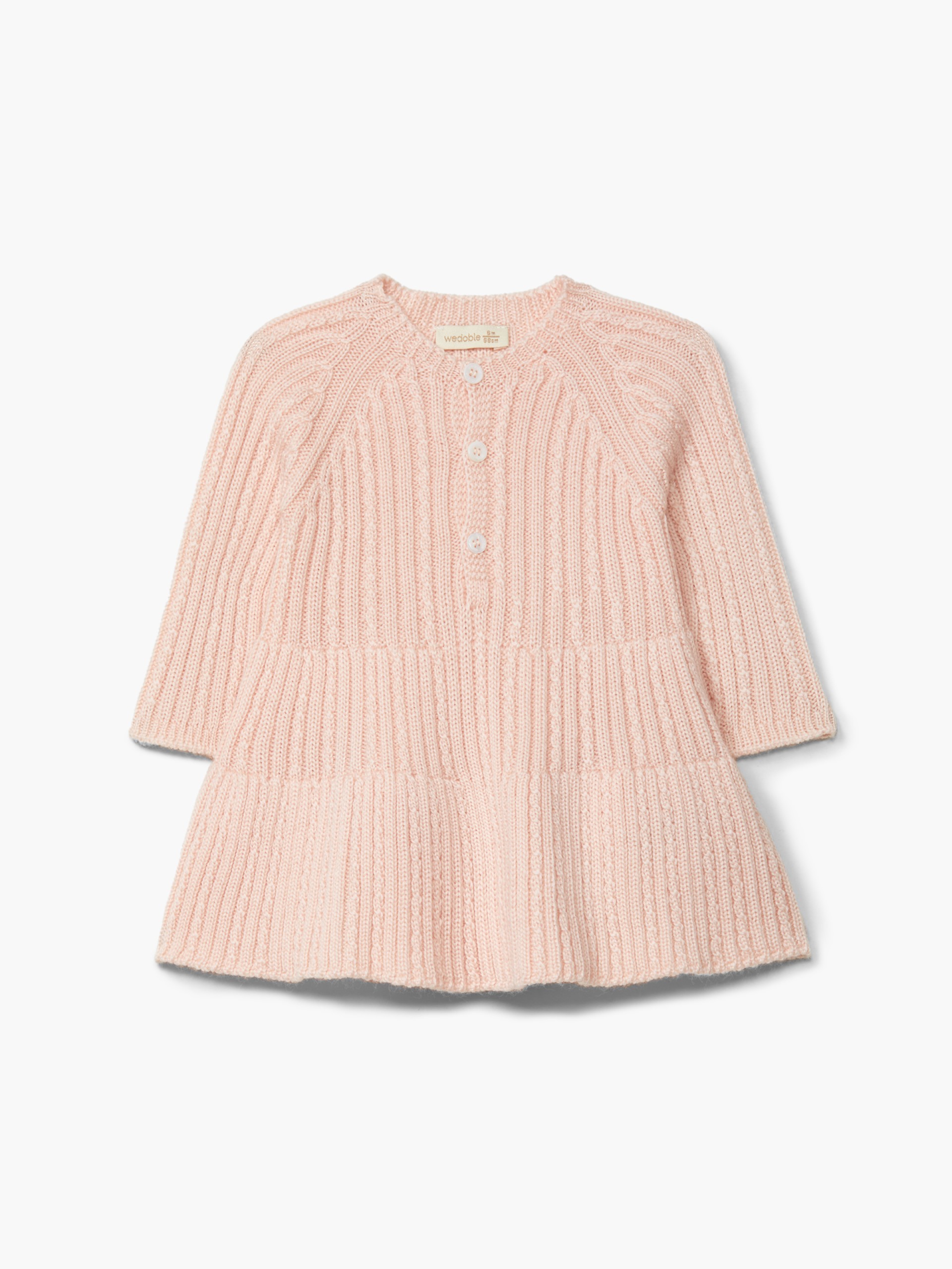 Knitted wool dress