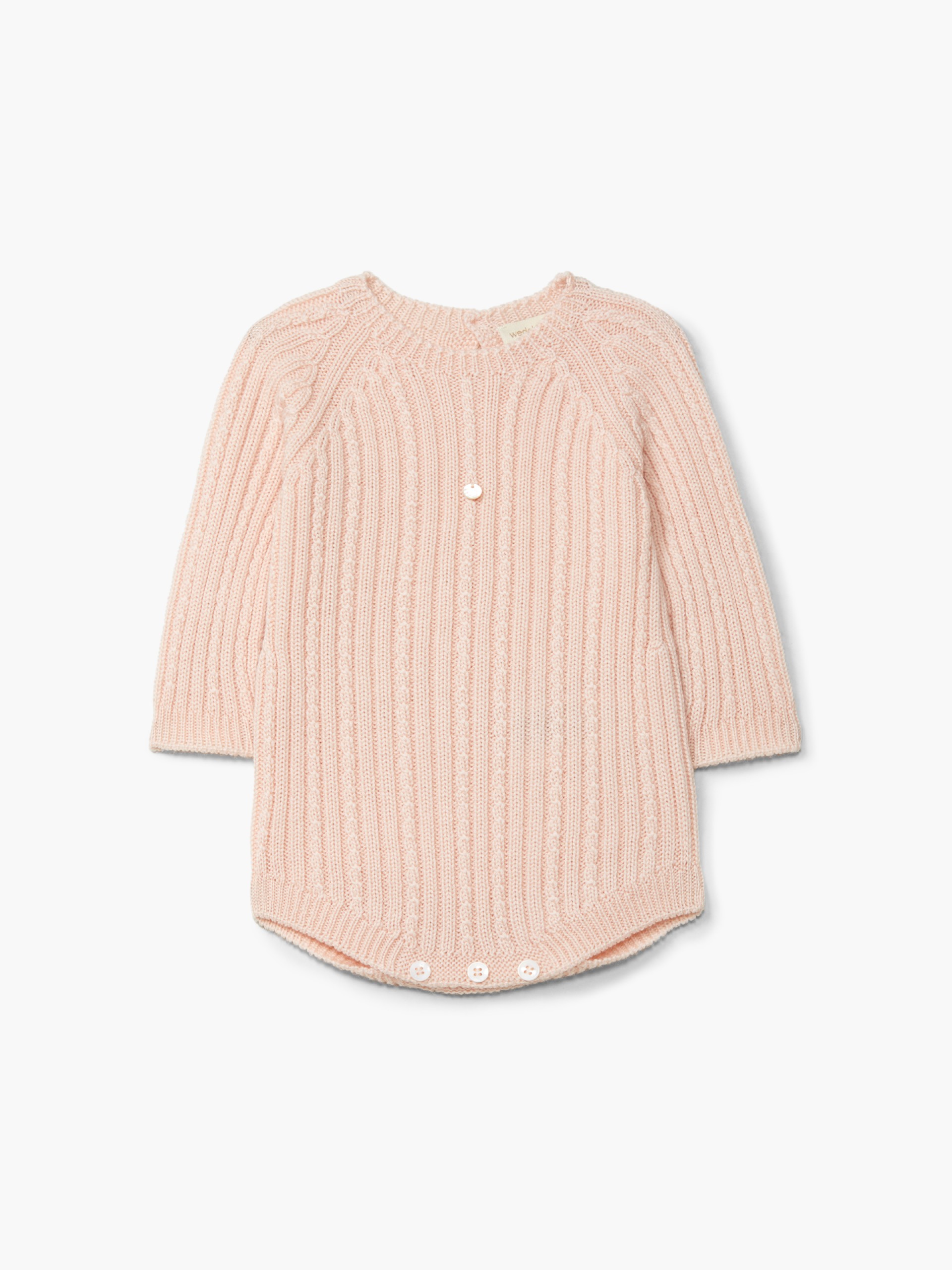 Knitted wool shortie