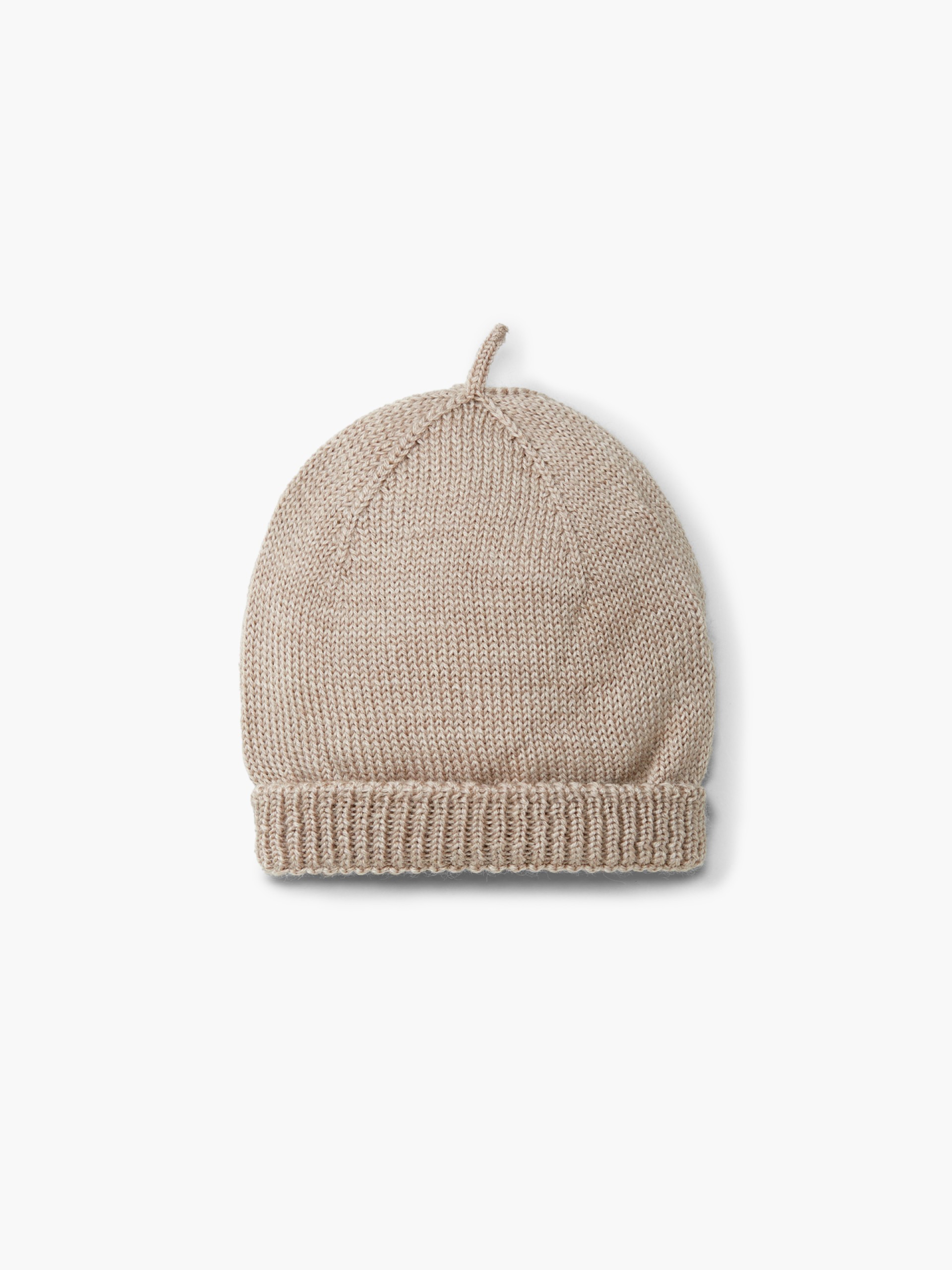 Knitted wool beanie