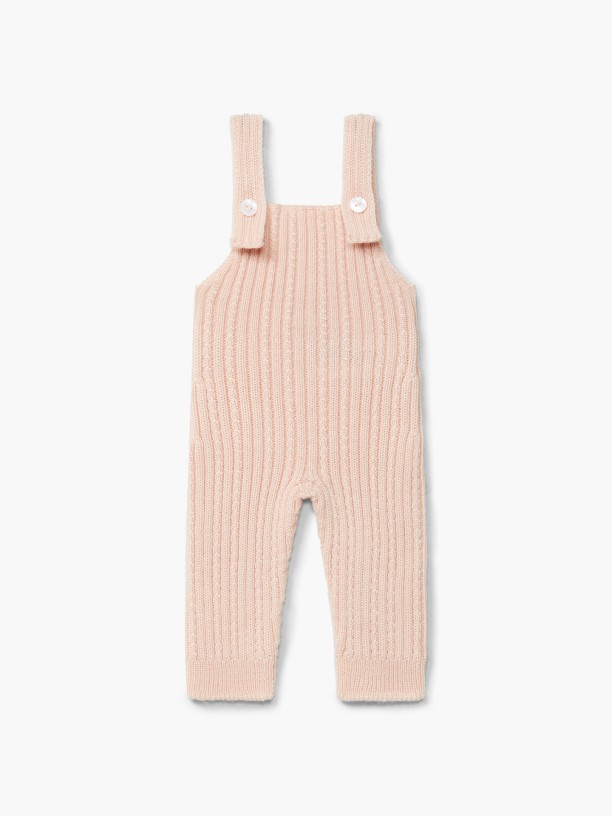 Knitted wool dungarees Knitted wool dungarees