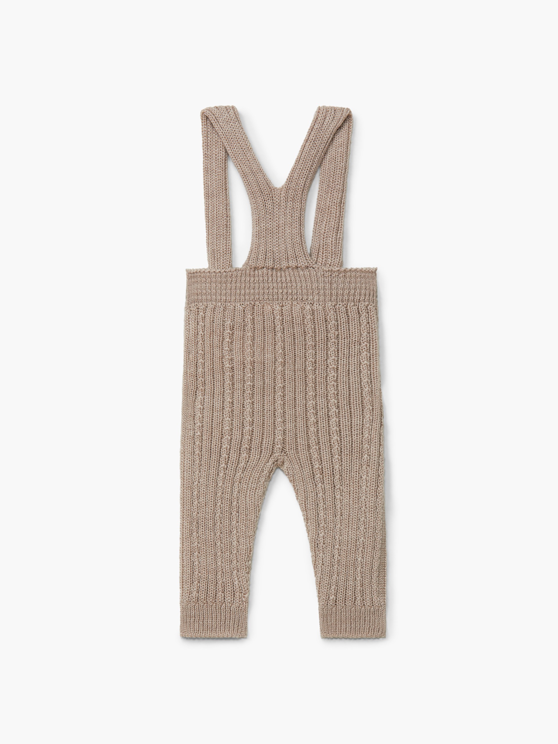 Knitted wool trousers