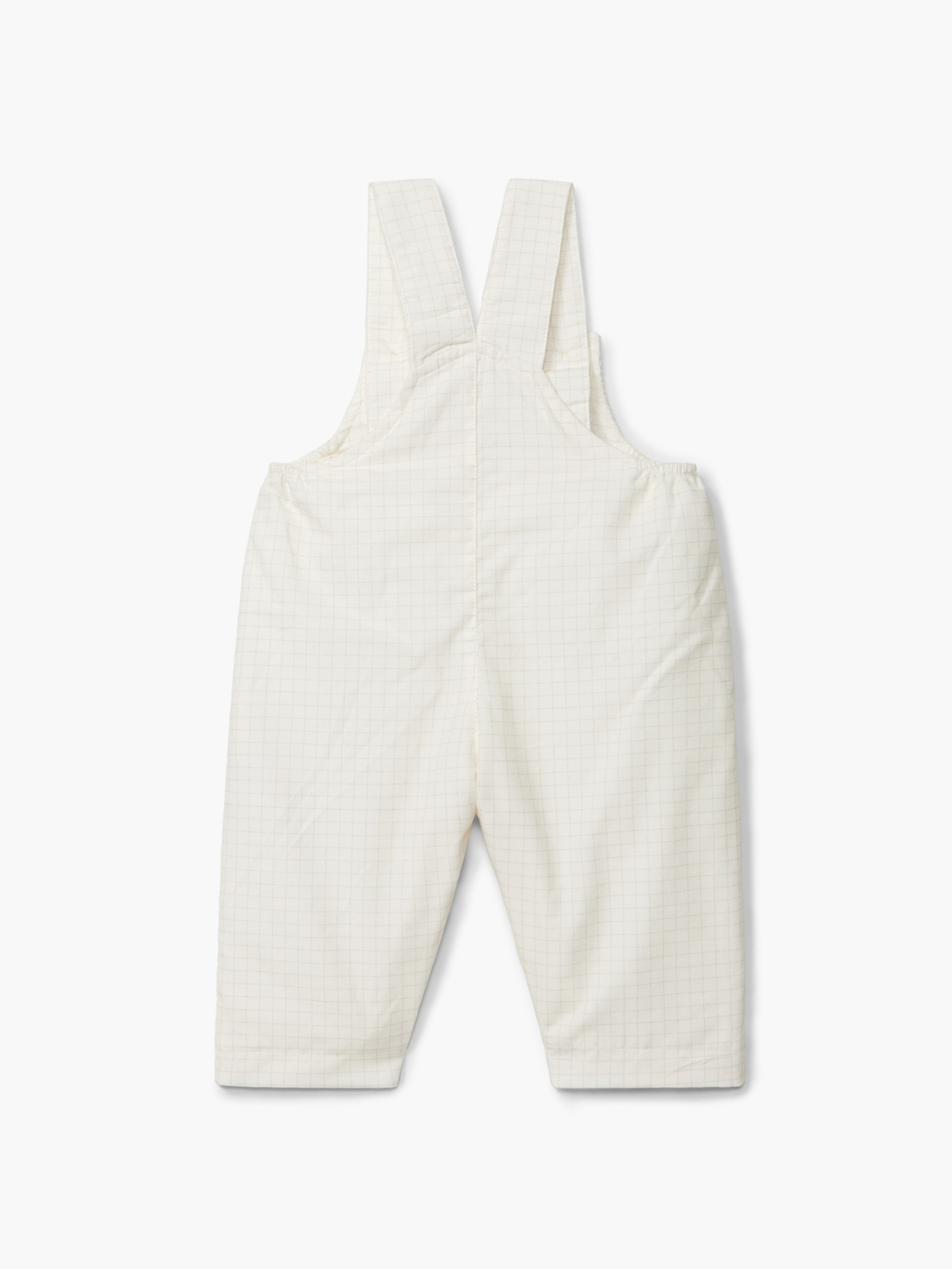 Vichy plaid dungarees