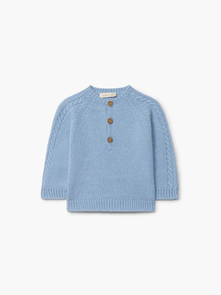Knitted wool sweater