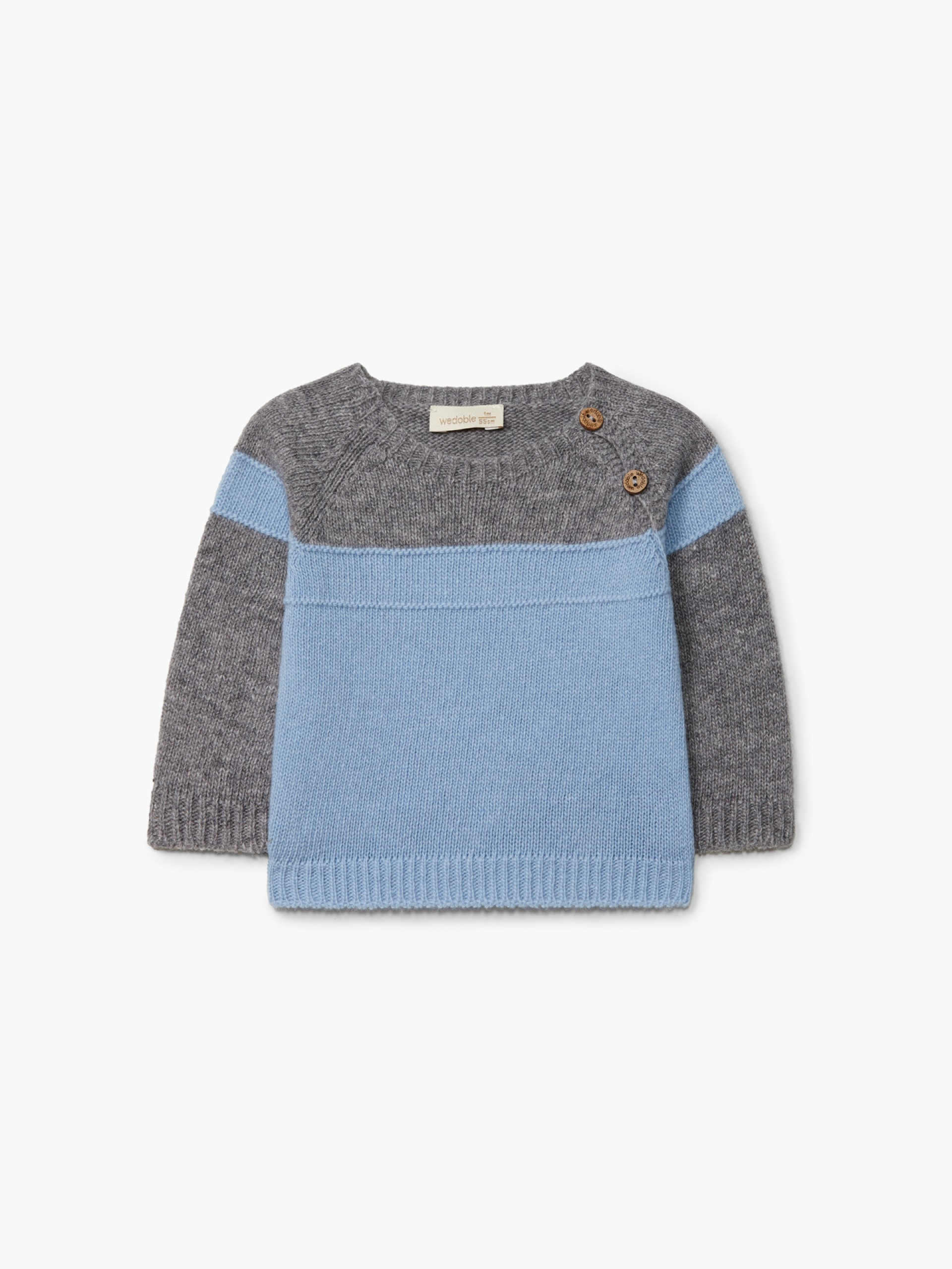 Knitted wool sweater