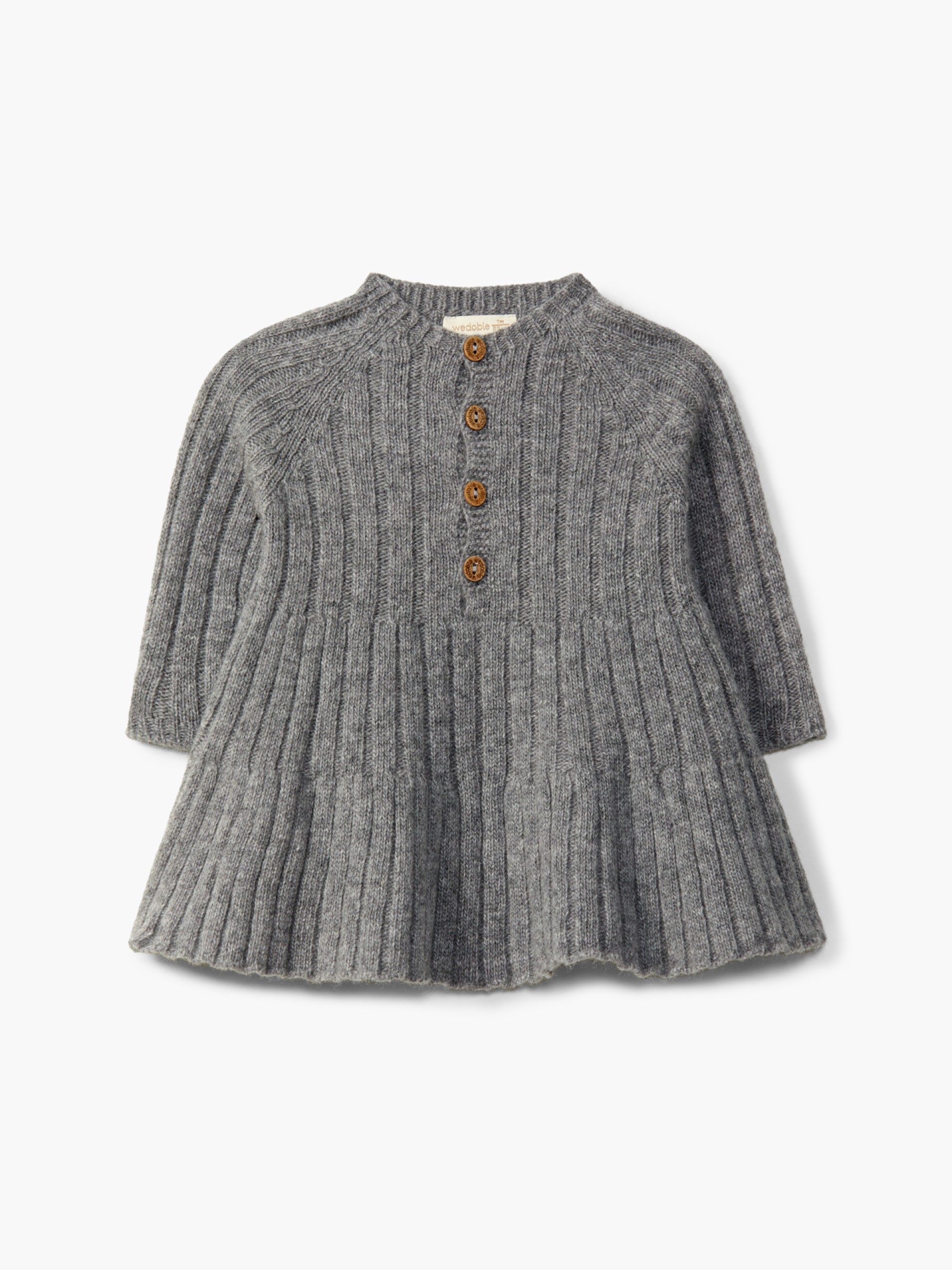 Knitted wool dress