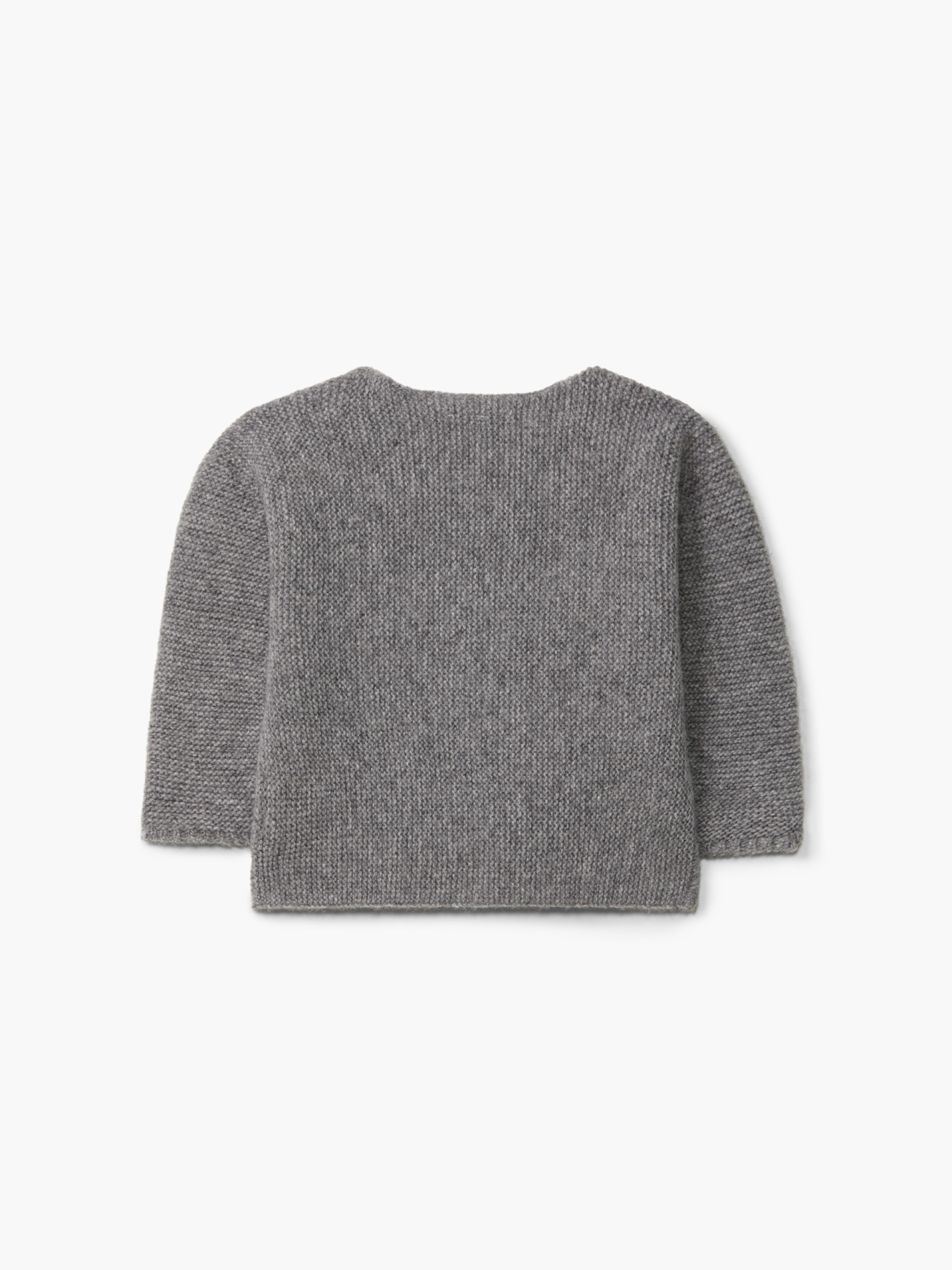 Knitted wool cardigan
