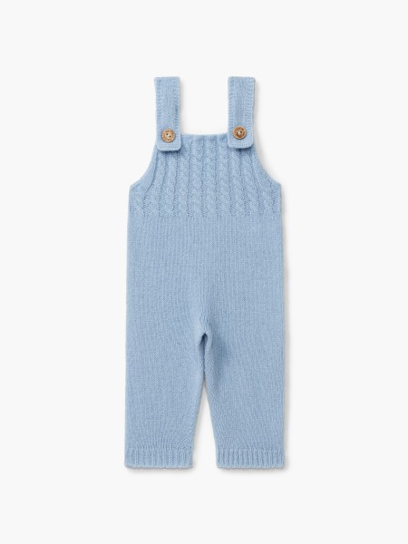 Knitted wool dungarees Knitted wool dungarees