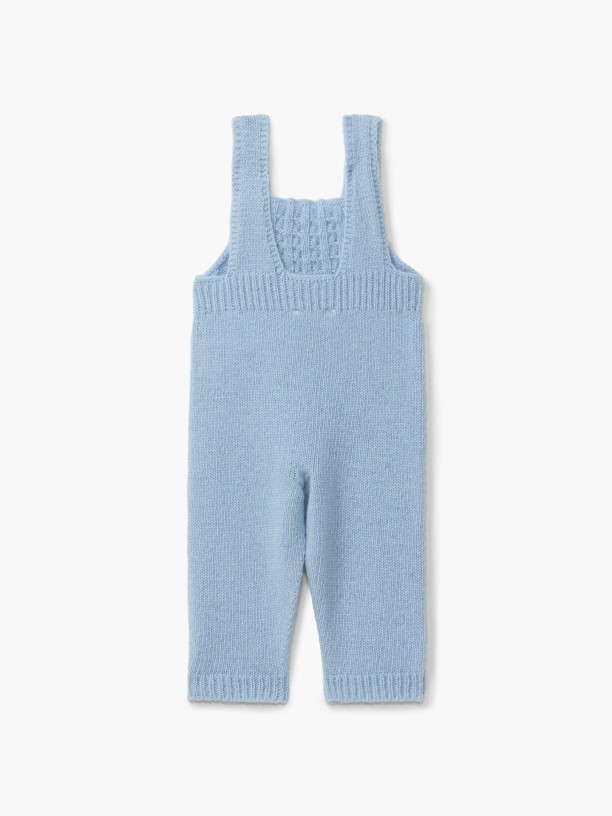 Knitted wool dungarees Knitted wool dungarees